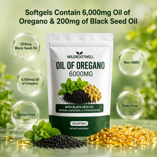 Oregano Oil 6000MG- Gut& Immune Support